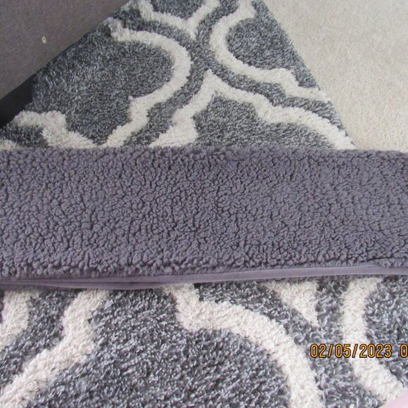 Warm Grey winter infinity scarf - Picture 3 of 3